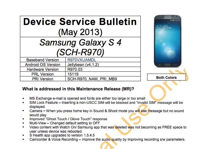 Samsung galaxy s4 phone manual